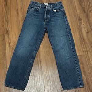 agolde 90s jean dark wash size 24